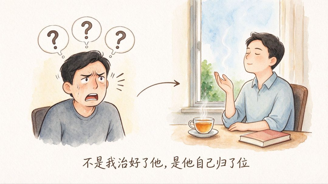 不是我治好了他，是他自己归了位